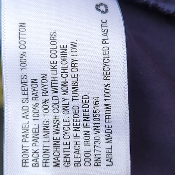 A New Day Tops | Navy Square Neck Button-Up Top | Color: Blue | Size: L - Picture 5 of 9